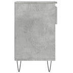 Scarpiera Grigio Cemento 102x36x60 cm in Legno Multistrato