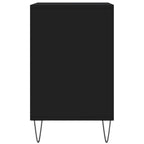 Scarpiera Nera 102x36x60 cm in Legno Multistrato