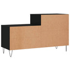 Scarpiera Nera 102x36x60 cm in Legno Multistrato