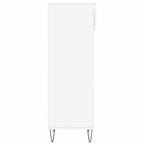 Scarpiera Bianco Lucido 40x36x105 cm in Legno Multistrato