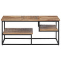 Tavolino da Salotto 90x50x39cm Massello Teak di Recupero