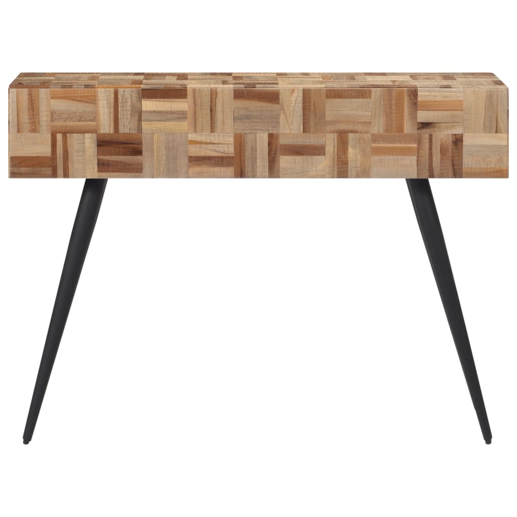 Tavolino Consolle 110x34x80 cm Teak Massello di Recupero