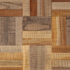 Tavolino da Salotto Grigio 55x55x40cm Massello Teak di Recupero