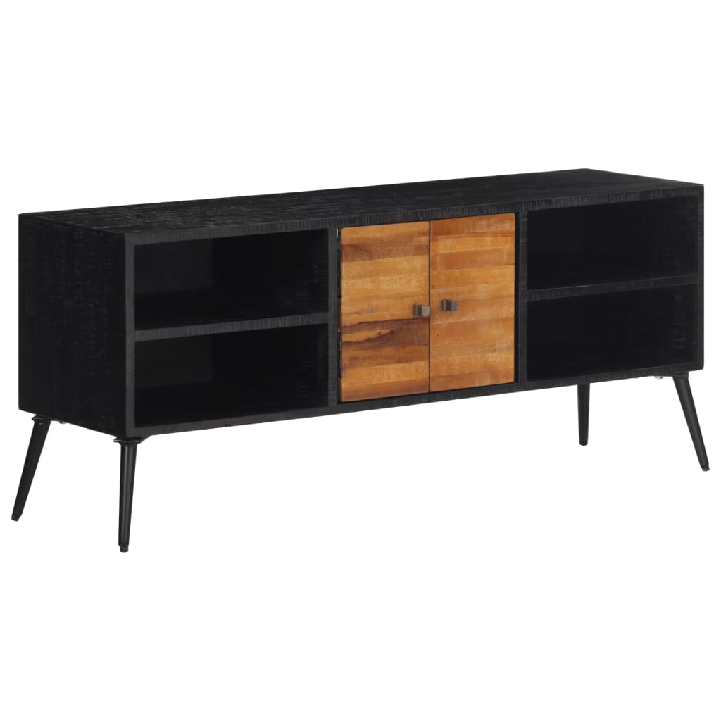 Mobile Porta TV 112x31x45 cm in Teak Massello di Recupero