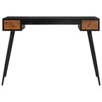 Scrivania 117x56,5x75 cm in Teak Massello di Recupero