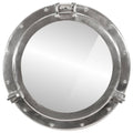 Specchio da Parete Design Oblò Ø50 cm in Alluminio e Vetro