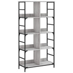 Libreria Grigio Sonoma 78,5x33x153 cm in Legno Multistrato