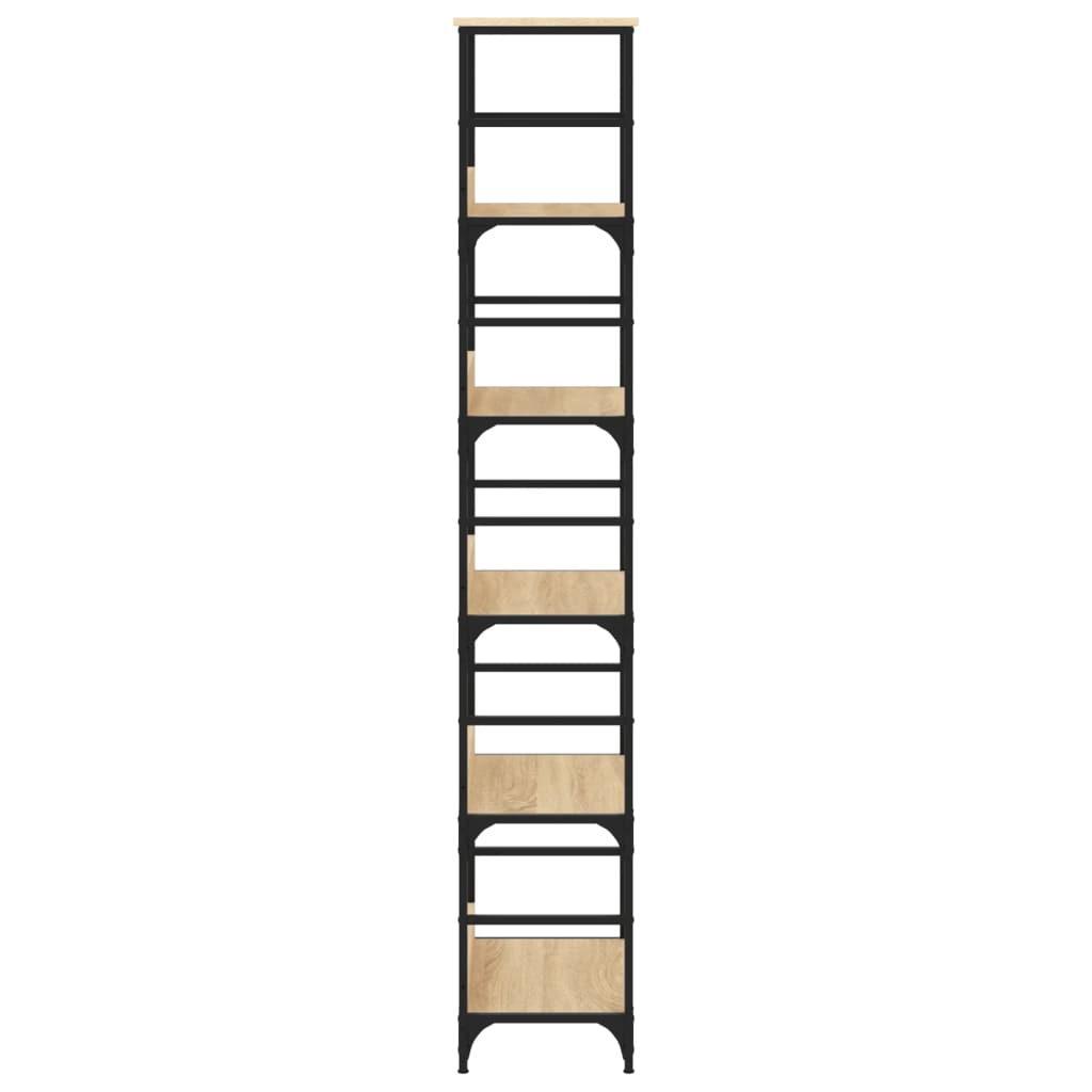 Libreria Rovere Sonoma 50x33x188,5 cm Legno ingegnerizzato