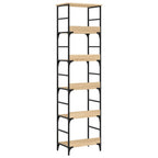 Libreria Rovere Sonoma 50x33x188,5 cm Legno ingegnerizzato