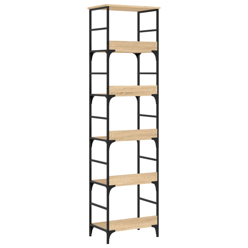 Libreria Rovere Sonoma 50x33x188,5 cm Legno ingegnerizzato