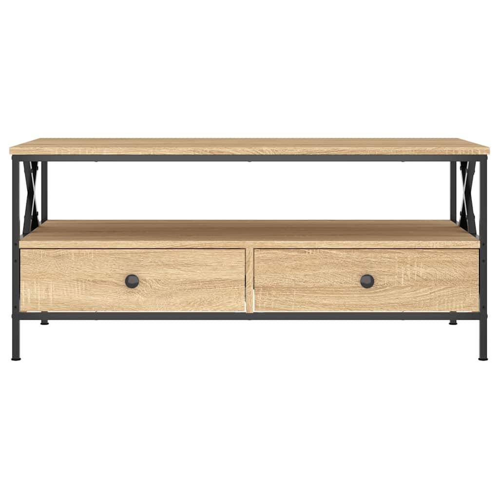 Tavolino da Salotto Rovere Sonoma 100x51x45cm Legno Multistrato