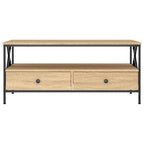 Tavolino da Salotto Rovere Sonoma 100x51x45cm Legno Multistrato