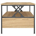 Tavolino da Salotto Rovere Sonoma 100x51x45cm Legno Multistrato