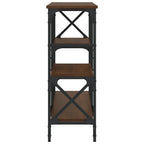 Tavolino Consolle Rovere Marrone 150x29x76,5 Legno Multistrato