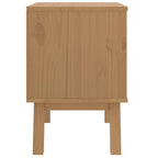 Comodino OLDEN Marrone in Legno Massello di Pino