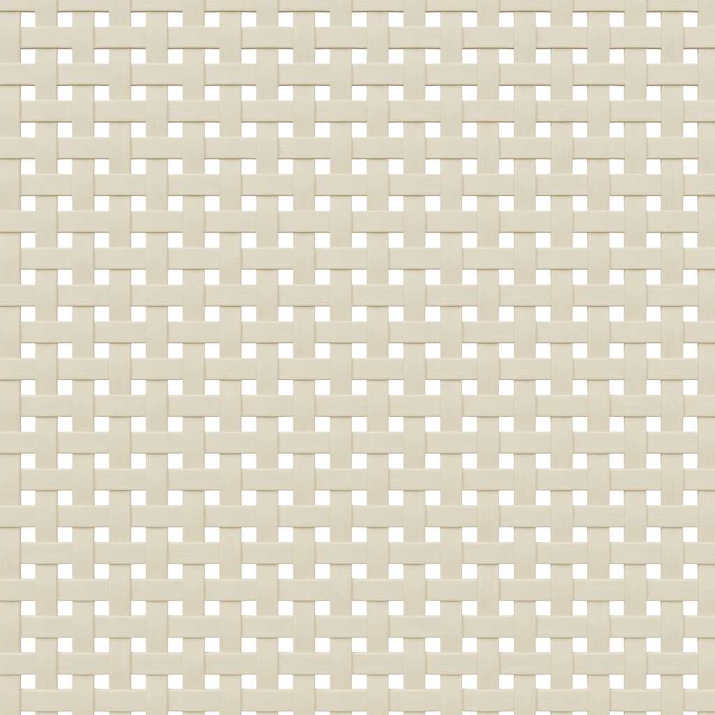 Comodino SENJA Marrone Aspetto Rattan 40x35x48 cm in Legno Pino
