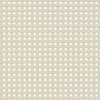 Comodino SENJA Aspetto Rattan Bianco 40x35x65 cm in Legno Pino