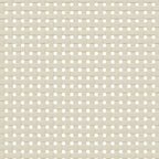 Tavolino SENJA Aspetto Rattan Bianco 100x55x33cm Legno Massello