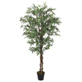 Acero Artificiale 336 Foglie 120 cm Verde