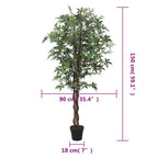 Acero Artificiale 504 Foglie 150 cm Verde