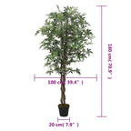Acero Artificiale 672 Foglie 180 cm Verde