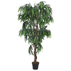 Albero Mango Artificiale 1050 Foglie 200 cm Verde