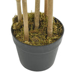 Albero Bambù Artificiale 730 Foglie 120 cm Verde