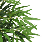 Albero Bambù Artificiale 730 Foglie 120 cm Verde