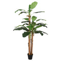 Albero di Banano Artificiale 18 Foglie 150 cm Verde