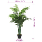 Palma Artificiale 28 Foglie 120 cm Verde