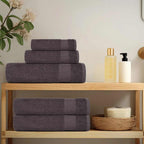 Asciugamani da bagno FROGN 2 pz Antracite 100x150 cm 360 g/m²