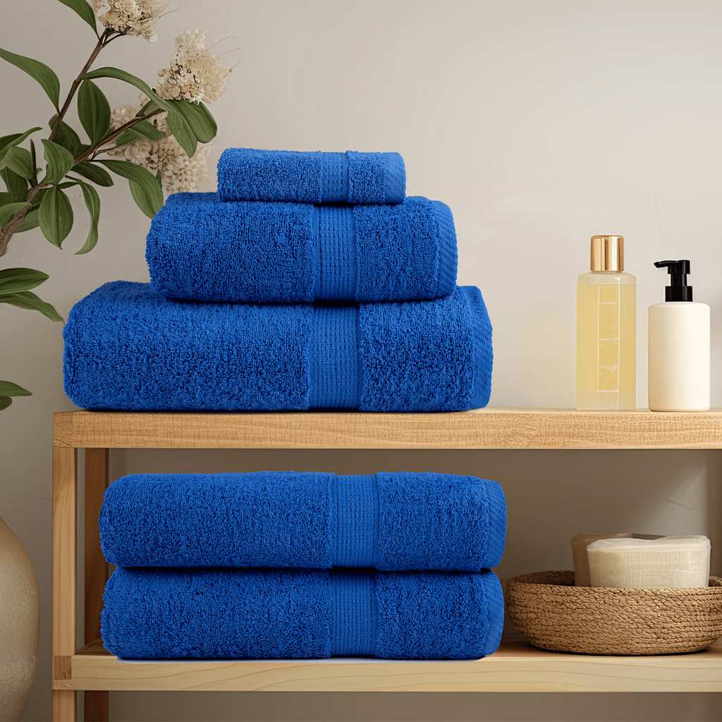 Asciugamani per Ospiti FROGN 2 pz Blu 30x50 cm 360 g/m²