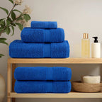 Asciugamani per Ospiti FROGN 2 pz Blu 30x50 cm 360 g/m²