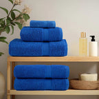 Asciugamani da Doccia FROGN 4 Pezzi Blu 70x140 cm 360 g/m²