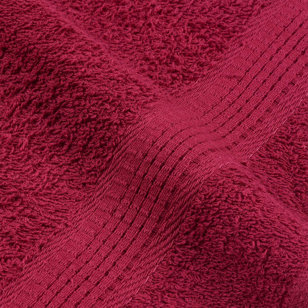 Asciugamani da Doccia FROGN 2 pz Bordeaux 70x140 cm 360 g/m²