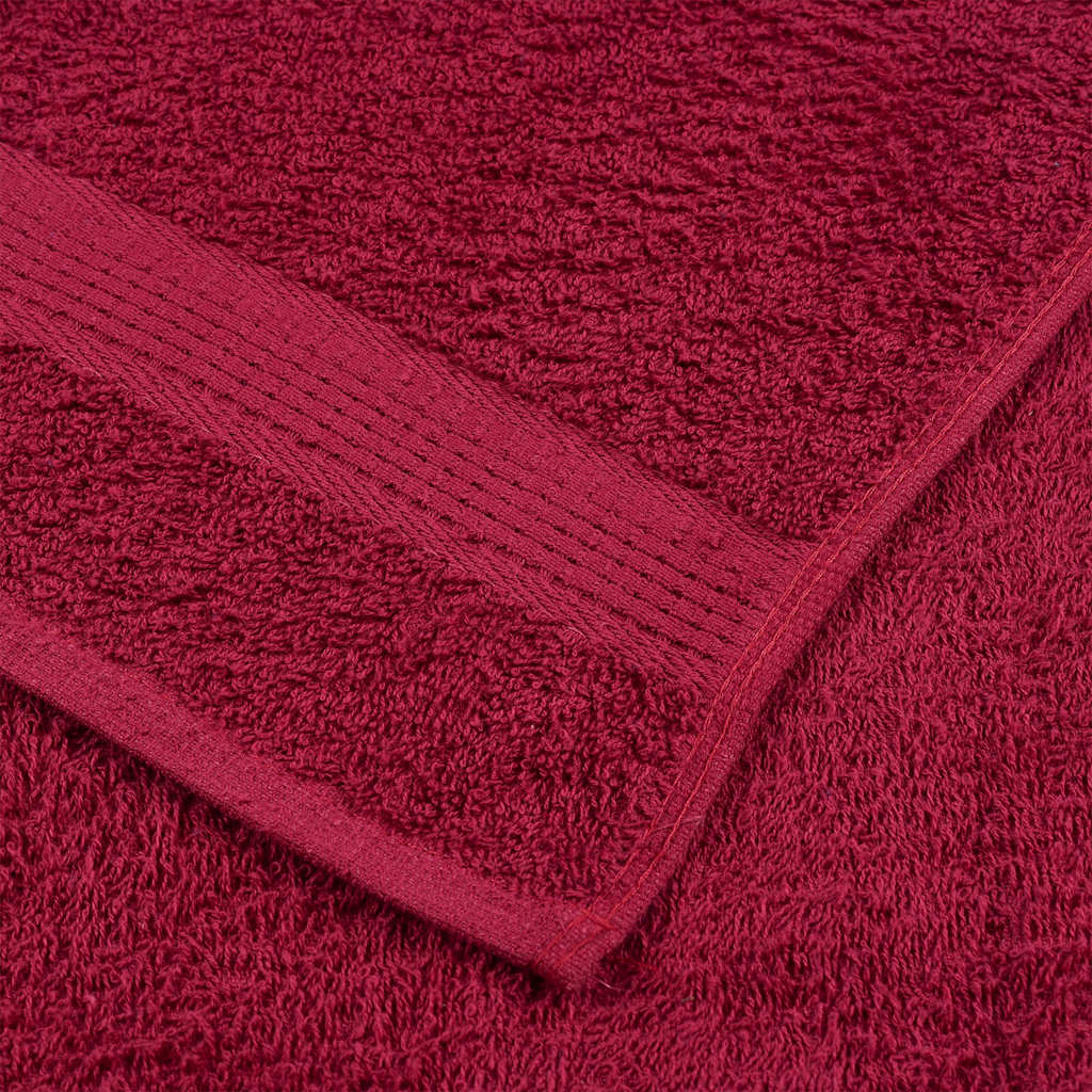 Asciugamani da Doccia FROGN 4 pz Bordeaux 70x140 cm 360 g/m²