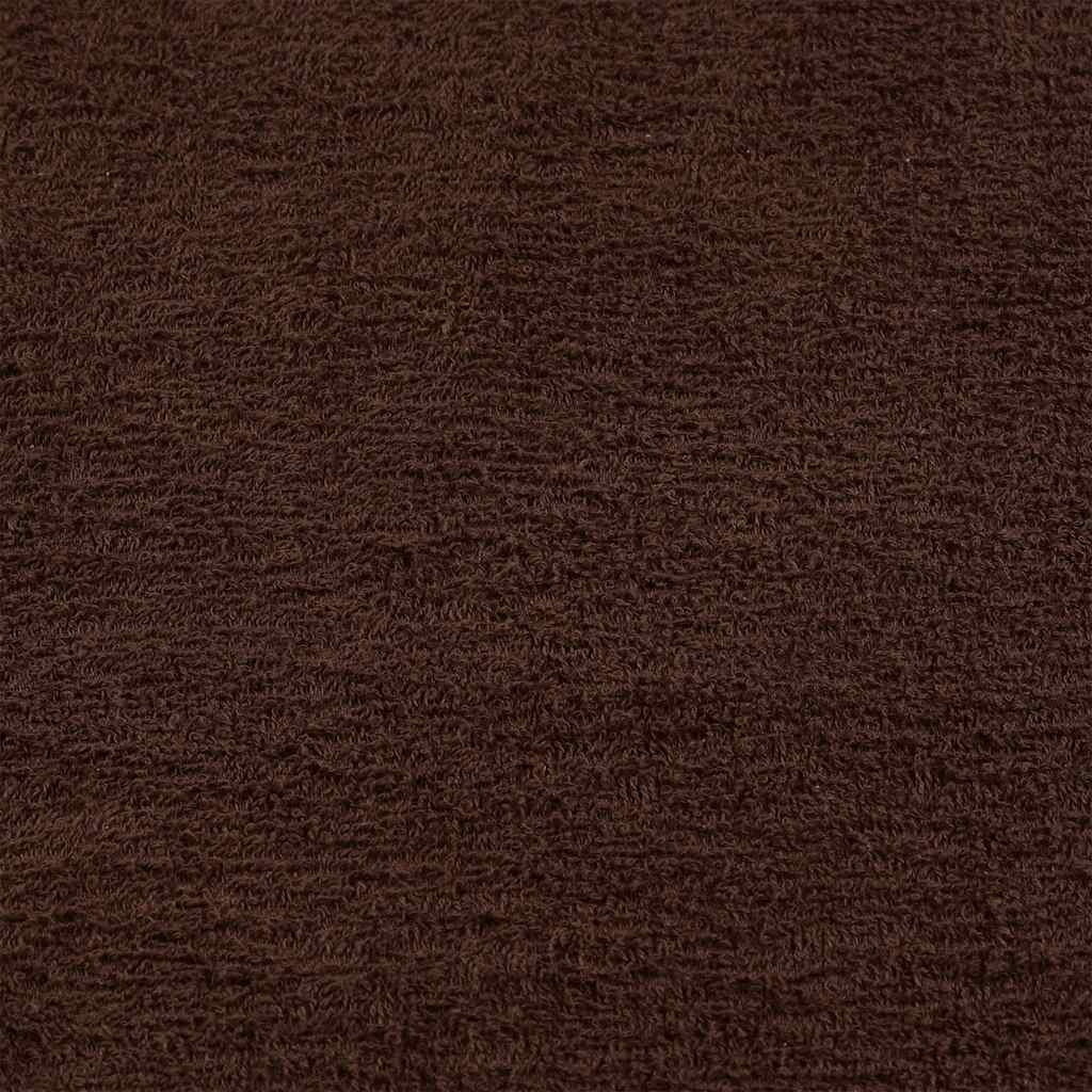 Asciugamani in Cotone FROGN 2 pz Marrone 50x100 cm 360 g/m²