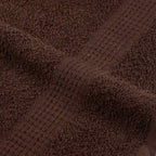 Asciugamani in Cotone FROGN 2 pz Marrone 50x100 cm 360 g/m²
