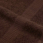 Asciugamani da Doccia FROGN 2 Pezzi Marrone 70x140 cm 360 g/m²