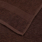 Asciugamani per Sauna FROGN 2 Pezzi Marrone 80x200 cm 360 g/m²
