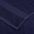 Asciugamani da Bagno FROGN 10 pz Blu Navy 30x30 cm 360 g/m²