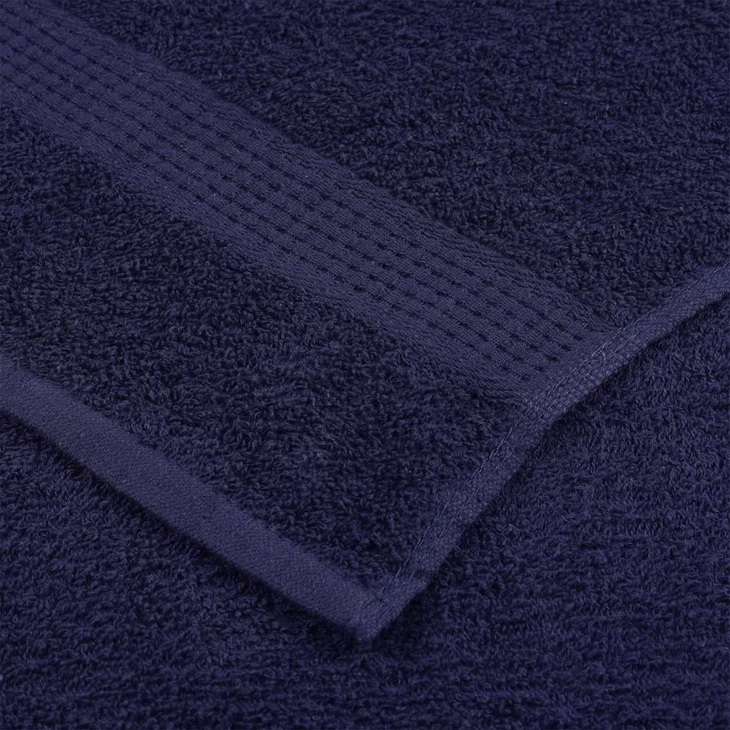 Asciugamani da Bagno FROGN 10 pz Blu Navy 30x30 cm 360 g/m²