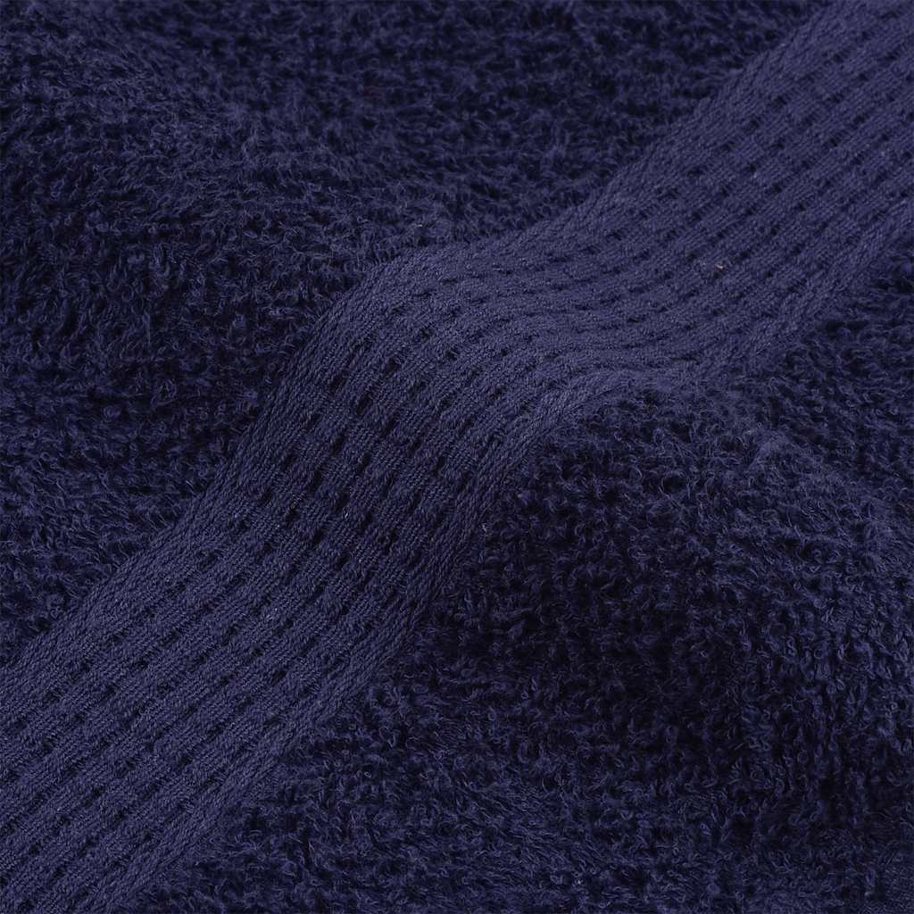 Asciugamani da Bagno FROGN 10 pz Blu Navy 30x30 cm 360 g/m²