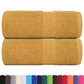 Asciugamani FROGN 2 pz Oro 30x30 cm 360 g/m² Cotone