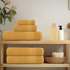 Asciugamani FROGN 4 pz Oro 30x30 cm 360 g/m²