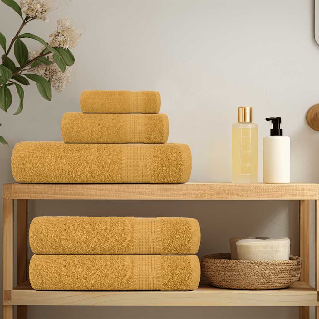 Asciugamani per ospiti FROGN 10 pz Oro 30x50 cm 360 g/m²
