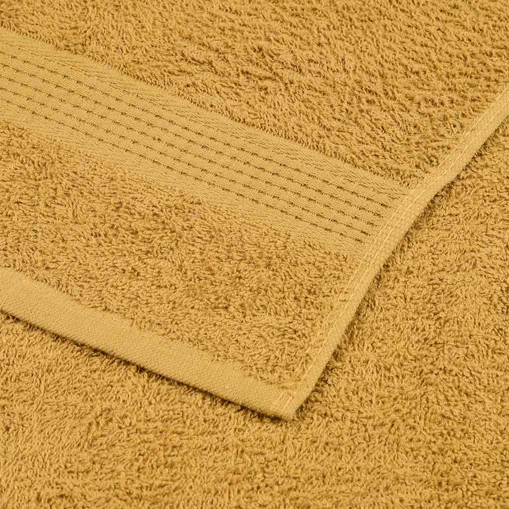 Asciugamani da doccia FROGN 2 pz Oro 70x140 cm 360 g/m²