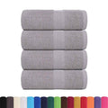 Asciugamani per ospiti FROGN 4 pz Grigio 30x50 cm 360 g/m²