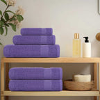 Asciugamani FROGN 2 pz Viola 30x30 cm 360 g/m²