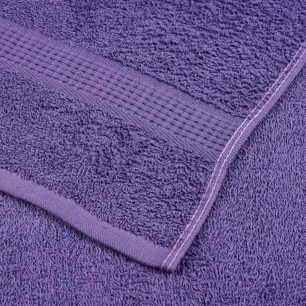 Asciugamani in Cotone FROGN 4 Pezzi Viola 50x100 cm 360 g/m²